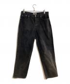 stussyステューシー）の古着「WASHED CANVAS BIG OL JEANS」｜ブラック