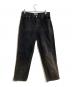 stussy（ステューシー）の古着「WASHED CANVAS BIG OL JEANS」｜ブラック
