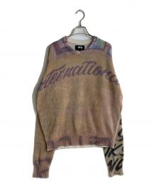stussy（ステューシー）の古着「Alfonso Sweater/アルフォンソセーター」｜ベージュ