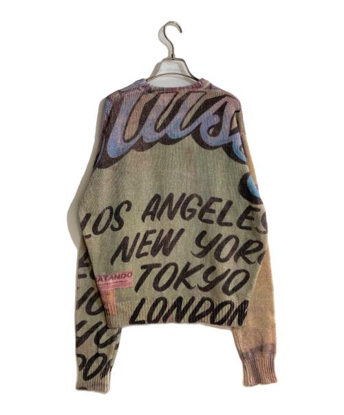 stussy（ステューシー）stussy (ステューシー) Alfonso Sweater/アルフォンソセーター ベージュ サイズ:Mの古着・服飾アイテム