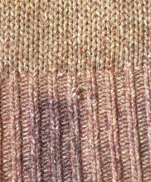 stussy（ステューシー）stussy (ステューシー) Alfonso Sweater/アルフォンソセーター ベージュ サイズ:Mの古着・服飾アイテム