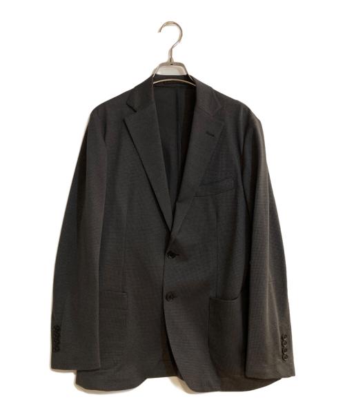 MACKINTOSH（マッキントッシュ）MACKINTOSH (マッキントッシュ) 【FLEX JERSEY】強撚ミニハウンドトゥースジャージーセットアップジャケット グレー サイズ:38の古着・服飾アイテム
