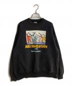 Hanesヘインズ）の古着「AIDS DANCE-A-THONプリントスウェット」｜ブラック