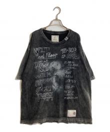 Maison MIHARA YASUHIRO（メゾン ミハラ ヤスヒロ）の古着「BLEACHED TEE BLK ダメージ加工半袖Tシャツ」｜ブラック