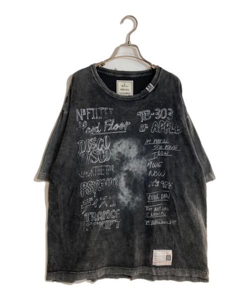 Maison MIHARA YASUHIRO（メゾン ミハラ ヤスヒロ）Maison MIHARA YASUHIRO (メゾン ミハラ ヤスヒロ) BLEACHED TEE BLK ダメージ加工半袖Tシャツ ブラック サイズ:46の古着・服飾アイテム