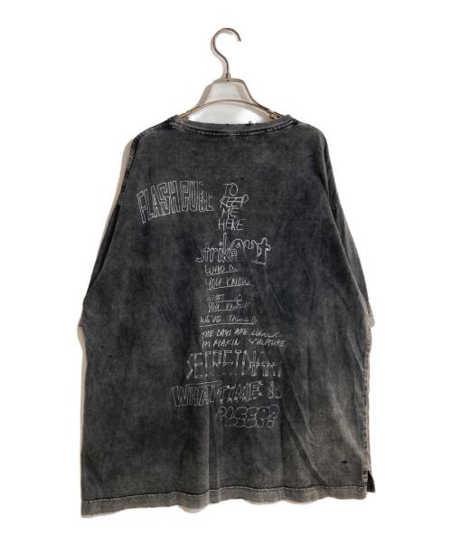 Maison MIHARA YASUHIRO（メゾン ミハラ ヤスヒロ）Maison MIHARA YASUHIRO (メゾン ミハラ ヤスヒロ) BLEACHED TEE BLK ダメージ加工半袖Tシャツ ブラック サイズ:46の古着・服飾アイテム
