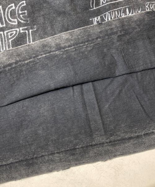 Maison MIHARA YASUHIRO（メゾン ミハラ ヤスヒロ）Maison MIHARA YASUHIRO (メゾン ミハラ ヤスヒロ) BLEACHED TEE BLK ダメージ加工半袖Tシャツ ブラック サイズ:46の古着・服飾アイテム