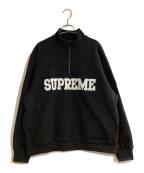 SUPREMEシュプリーム）の古着「26SS Shop Flag Half Zip Pullover」｜ブラック