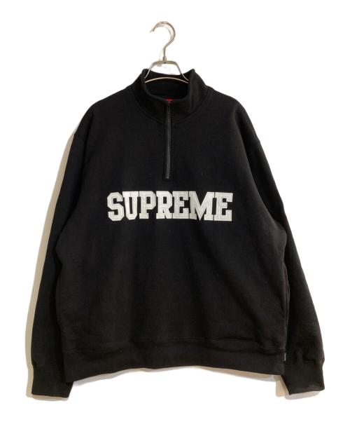 SUPREME（シュプリーム）SUPREME (シュプリーム) 26SS Shop Flag Half Zip Pullover ブラック サイズ:Mの古着・服飾アイテム