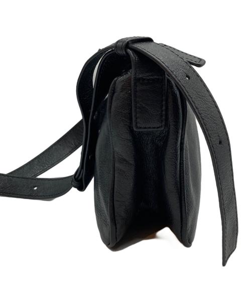 ear PAPILLONNER（イアパピヨネ）ear PAPILLONNER (イアパピヨネ) ミニスワローマチショルダーバッグ ブラックの古着・服飾アイテム