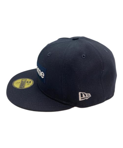 New Era（ニューエラ）New Era (ニューエラ) SUPREME (シュプリーム) MLB Teams Box Logo CAP ネイビー サイズ:58.7㎝の古着・服飾アイテム