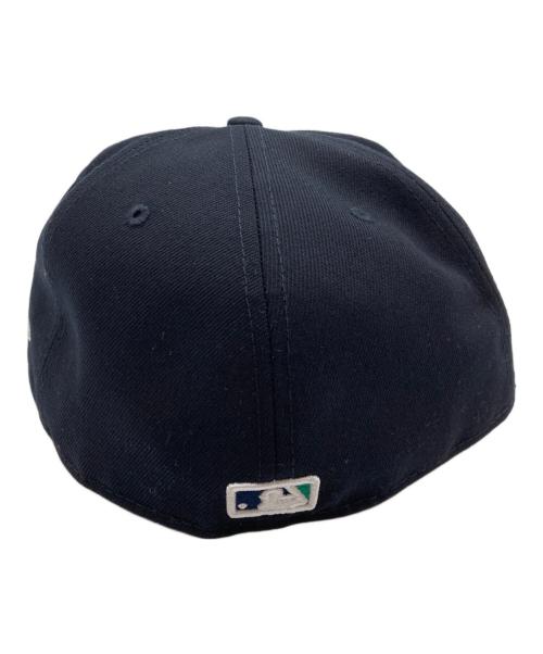 New Era（ニューエラ）New Era (ニューエラ) SUPREME (シュプリーム) MLB Teams Box Logo CAP ネイビー サイズ:58.7㎝の古着・服飾アイテム