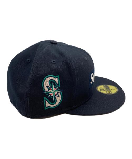 New Era（ニューエラ）New Era (ニューエラ) SUPREME (シュプリーム) MLB Teams Box Logo CAP ネイビー サイズ:58.7㎝の古着・服飾アイテム