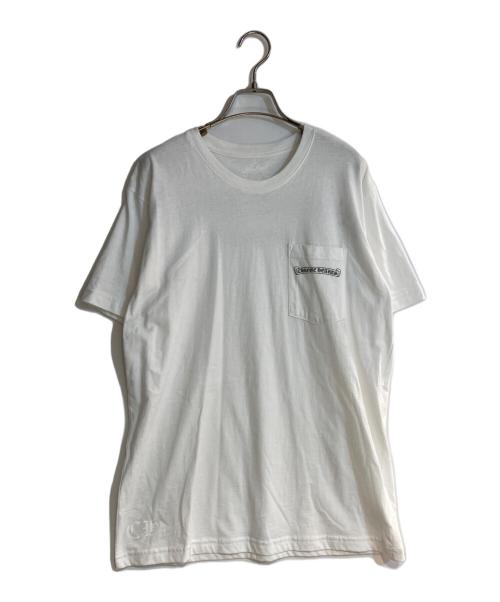 CHROME HEARTS（クロムハーツ）CHROME HEARTS (クロムハーツ) バックアーチロゴTシャツ ホワイト サイズ:Ｌの古着・服飾アイテム