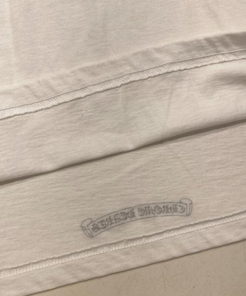 CHROME HEARTS（クロムハーツ）CHROME HEARTS (クロムハーツ) バックアーチロゴTシャツ ホワイト サイズ:Ｌの古着・服飾アイテム