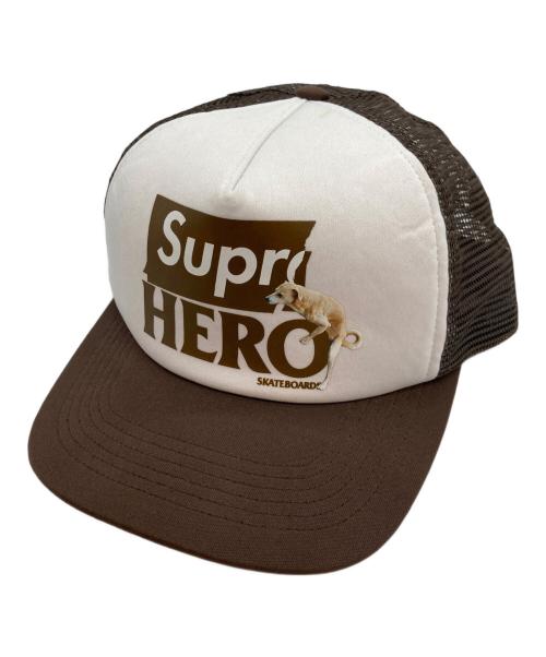 SUPREME（シュプリーム）Supreme (シュプリーム) ANTIHERO (アンタイヒーロー) 22SS Mesh Back 5-Panel ブラウンの古着・服飾アイテム