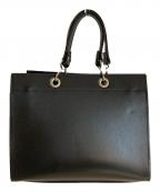 COMME des GARCONS COMME des GARCONSコムデギャルソン コムデギャルソン）の古着「ボンデッドレザーファイバートートバッグ」｜ブラック