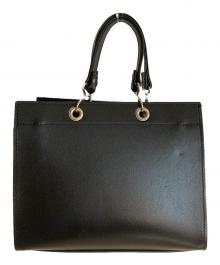 COMME des GARCONS COMME des GARCONS（コムデギャルソン コムデギャルソン）の古着「ボンデッドレザーファイバートートバッグ」｜ブラック