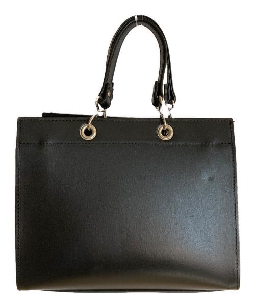 COMME des GARCONS COMME des GARCONS（コムデギャルソン コムデギャルソン）COMME des GARCONS COMME des GARCONS (コムデギャルソン コムデギャルソン) ボンデッドレザーファイバートートバッグ ブラックの古着・服飾アイテム