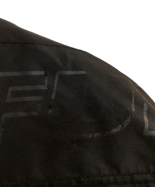 DIESEL（ディーゼル）DIESEL (ディーゼル) J-BULC－PATCH JACKET ワッペンナイロンスタジャン ブラック サイズ:Ｌの古着・服飾アイテム