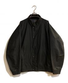 Barbour（バブアー）の古着「TRANSPORT / トランスポート スタンドカラー ワックス ジャケット」｜ブラック