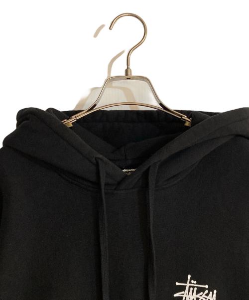 stussy（ステューシー）stussy (ステューシー) プルオーバーパーカー ブラック サイズ:XXLの古着・服飾アイテム