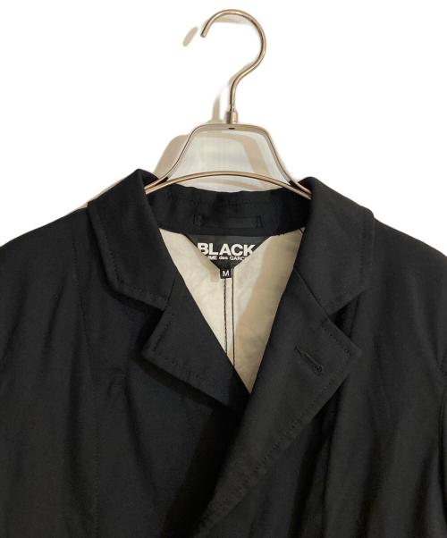 BLACK COMME des GARCONS（ブラックコムデギャルソン）BLACK COMME des GARCONS (ブラックコムデギャルソン) 12AW 燕尾ギャバジャケット ブラック サイズ:Mの古着・服飾アイテム