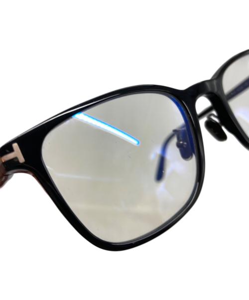 TOM FORD（トムフォード）TOM FORD (トムフォード) ウェリントン ブルーライトカットメガネ ブラック サイズ:52□20の古着・服飾アイテム