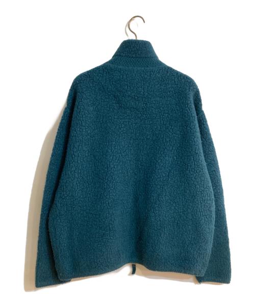TOMORROW LAND tricot（トゥモローランド トリコ）TOMORROW LAND tricot (トゥモローランド トリコ) ウールカシミヤ パイルニット ジップアップブルゾン グリーン サイズ:Mの古着・服飾アイテム