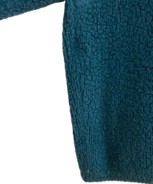 TOMORROW LAND tricot（トゥモローランド トリコ）TOMORROW LAND tricot (トゥモローランド トリコ) ウールカシミヤ パイルニット ジップアップブルゾン グリーン サイズ:Mの古着・服飾アイテム