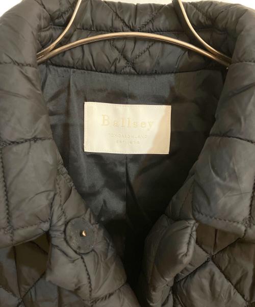BALLSEY（ボールジィ）BALLSEY (ボールジィ) パフィキルティング ステンカラーコート ブラック サイズ:36の古着・服飾アイテム