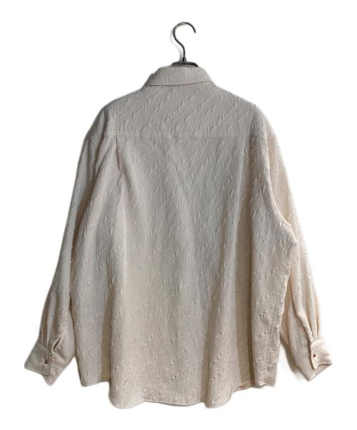 SUESADA（スエサダ）SUESADA (スエサダ) カットジャカードシャツ ベージュ サイズ:Rの古着・服飾アイテム