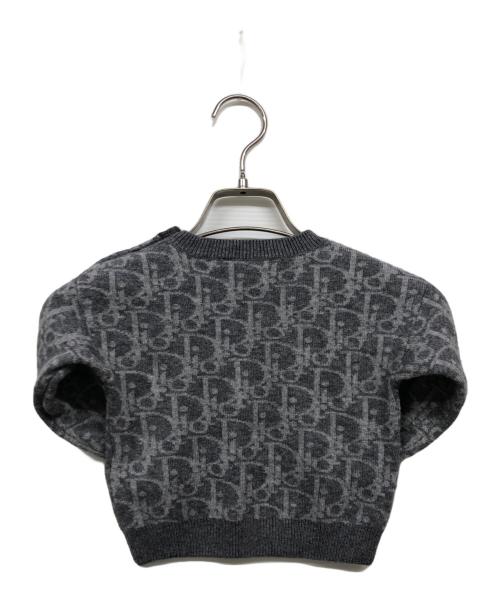 baby Dior（ベビーディオール）baby Dior (ベビーディオール) カシミヤブレンドニット グレー サイズ:18の古着・服飾アイテム
