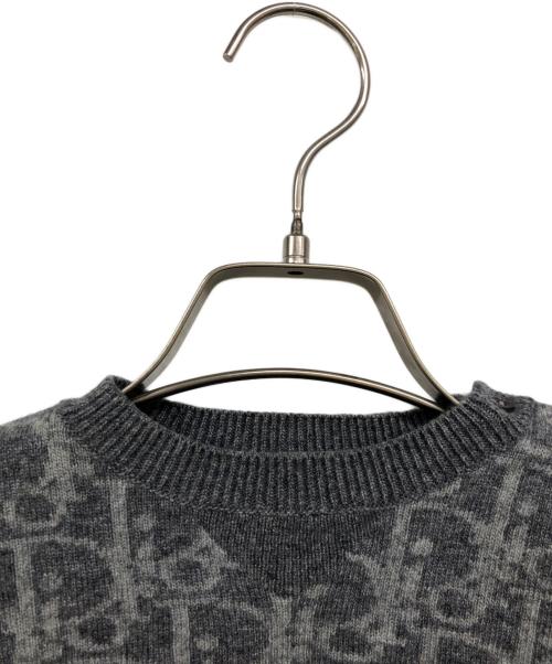 baby Dior（ベビーディオール）baby Dior (ベビーディオール) カシミヤブレンドニット グレー サイズ:18の古着・服飾アイテム