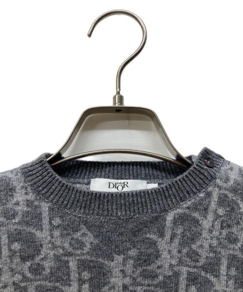baby Dior（ベビーディオール）baby Dior (ベビーディオール) カシミヤブレンドニット グレー サイズ:18の古着・服飾アイテム