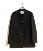 nanushkaナヌーシュカ）の古着「ノーカラージャケット」｜ブラック
