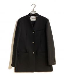 nanushka（ナヌーシュカ）の古着「ノーカラージャケット」｜ブラック