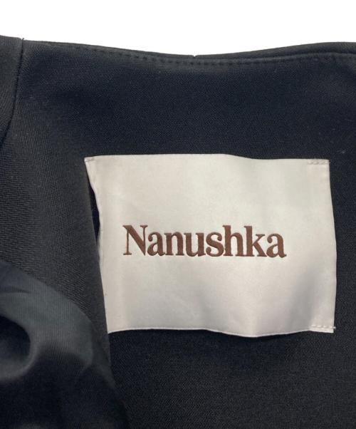 nanushka（ナヌーシュカ）Nanushka (ナヌーシュカ) ノーカラージャケット ブラック サイズ:XSの古着・服飾アイテム
