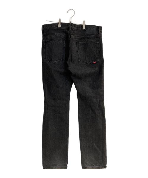 stussy（ステューシー）stussy (ステューシー) テーパードブラックデニムパンツ ブラック サイズ:SIZE 34の古着・服飾アイテム