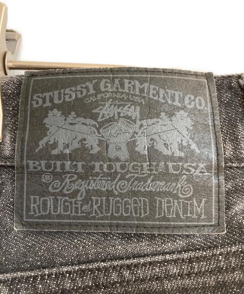 stussy（ステューシー）stussy (ステューシー) テーパードブラックデニムパンツ ブラック サイズ:SIZE 34の古着・服飾アイテム