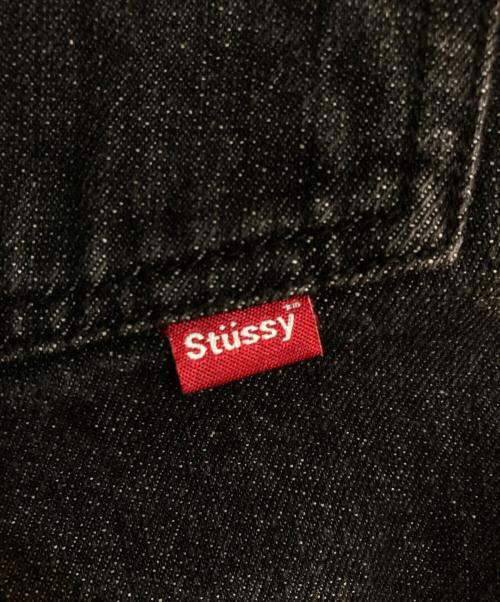 stussy（ステューシー）stussy (ステューシー) テーパードブラックデニムパンツ ブラック サイズ:SIZE 34の古着・服飾アイテム