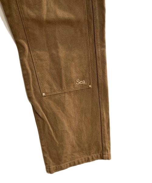 WIND AND SEA（ウィンダンシー）WIND AND SEA (ウィンダンシー) DUCK CANVAS D.KNEE PAINTER PT/ダックキャンバス ブラウン サイズ:XLの古着・服飾アイテム