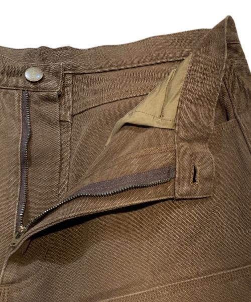 WIND AND SEA（ウィンダンシー）WIND AND SEA (ウィンダンシー) DUCK CANVAS D.KNEE PAINTER PT/ダックキャンバス ブラウン サイズ:XLの古着・服飾アイテム