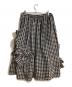 COMME des GARCONS COMME des GARCONS (コムデギャルソン コムデギャルソン) 24SS 千鳥格子シルクリボンスカート ホワイト サイズ:Ｓ：35000円
