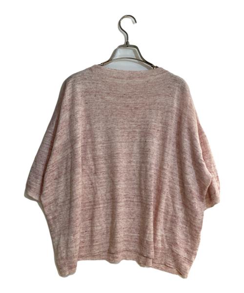 ARTS&SCIENCE（アーツアンドサイエンス）ARTS&SCIENCE (アーツアンドサイエンス) 25SS 半袖リネンワイドニット ピンク サイズ:1の古着・服飾アイテム
