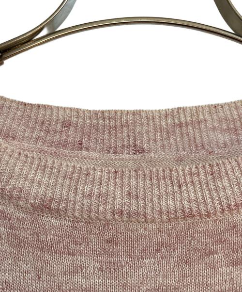 ARTS&SCIENCE（アーツアンドサイエンス）ARTS&SCIENCE (アーツアンドサイエンス) 25SS 半袖リネンワイドニット ピンク サイズ:1の古着・服飾アイテム