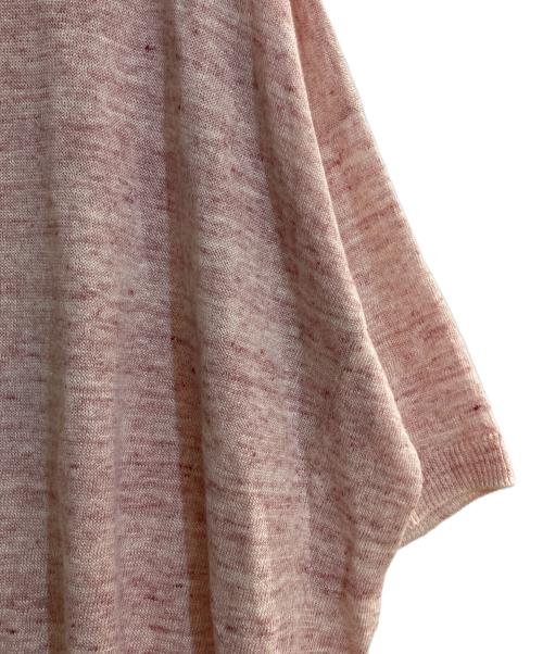 ARTS&SCIENCE（アーツアンドサイエンス）ARTS&SCIENCE (アーツアンドサイエンス) 25SS 半袖リネンワイドニット ピンク サイズ:1の古着・服飾アイテム