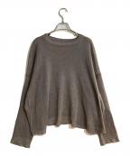 ARTS&SCIENCEアーツアンドサイエンス）の古着「24SSリネンクルーネックニット」｜グレー