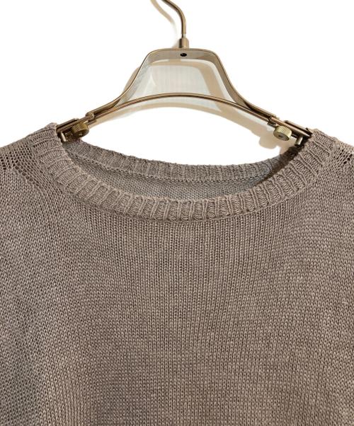 ARTS&SCIENCE（アーツアンドサイエンス）ARTS&SCIENCE (アーツアンドサイエンス) 24SSリネンクルーネックニット グレー サイズ:1の古着・服飾アイテム
