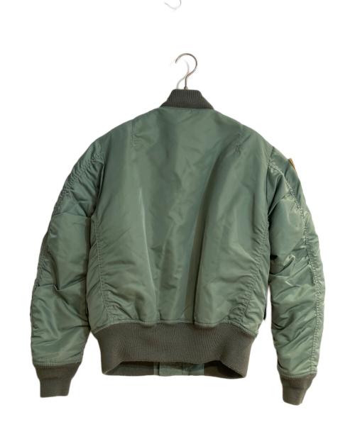 AVIREX（アヴィレックス）AVIREX (アヴィレックス) 35周年記念 MA-1フライトジャケット グリーン サイズ:Mの古着・服飾アイテム